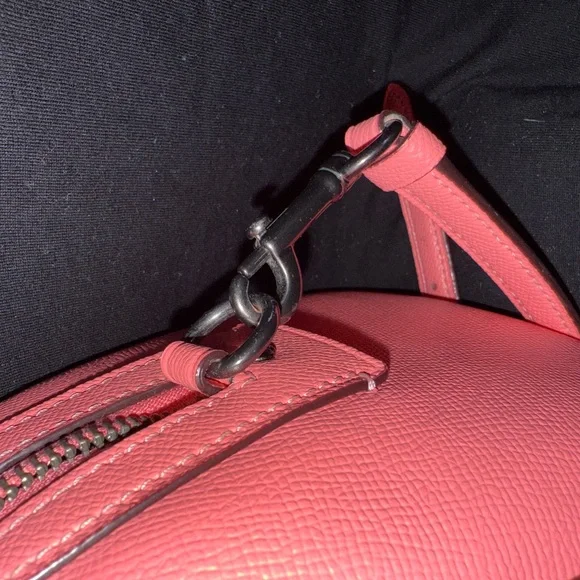 Coach Coral Leather Satchel and Matching Wallet - Picture 5 of 16